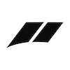 77599 G.S. Style Fender Stripes, 1997-2004 Chevy Corvette, Gloss Black Passenger Side Only - image 1