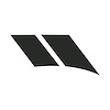 77629 G.S. Style Fender Stripes, 1997-2004 Chevy Corvette, Matte Dark Gray Driver Side Only - image 1