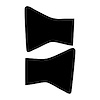 77686 Door Scratch Guards Black, 2005-2013 Chevy Corvette - image 1