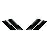 77785 G.S. Fender Stripes, 1984-1996 Chevy Corvette, Gloss Black Both - image 1