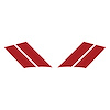 77788 G.S. Fender Stripes, 1984-1996 Chevy Corvette, Gloss Red Both - image 1