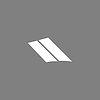 77789 G.S. Fender Stripes, 1984-1996 Chevy Corvette, Gloss White Left (Driver) - image 1