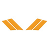 77800 G.S. Fender Stripes, 1984-1996 Chevy Corvette, Gloss Orange Both - image 1