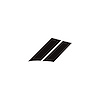 77805 G.S. Fender Stripes, 1984-1996 Chevy Corvette, Matte Black Right (Passenger) - image 1