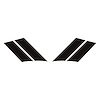 77806 G.S. Fender Stripes, 1984-1996 Chevy Corvette, Matte Black Both - image 1