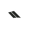 77810 G.S. Fender Stripes, 1984-1996 Chevy Corvette, Matte Dark Gray Left (Driver) - image 1
