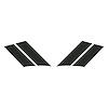 77811 G.S. Fender Stripes, 1984-1996 Chevy Corvette, Matte Dark Gray Both - image 1