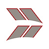 77883 2-Tone Fender Stripes, 1997-2004 Chevy Corvette, G.S. Inspired Yes Matte Red Gloss Silver - image 1