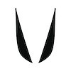 78044 Fang Overlay, 2014-2019 Chevy Corvette, 2Pc, Gloss Black - image 1