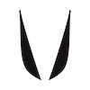 78055 Fang Overlay, 2014-2019 Chevy Corvette, 2Pc, Matte Black - image 1