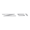 78245 Windshield Decal, 2014-2019 Chevy Corvette, Z51 Logo Gloss Gray - image 1