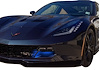 78287 LED Strip Lighting, 2015-2019 Chevy Corvette, Front Grille Red W/ Switch Both Sets, 4 Pc