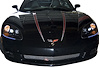 78301 LED Audi Style Lower Headlight Trim Kit, 2005-2013 Chevy Corvette, Pair Blue W/O Switch - image 1