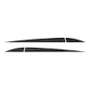 78367 Side Door Stripes, 2014-2019 Chevy Corvette, Pair Black Carbon Fiber - image 1