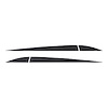 78369 Side Door Stripes, 2014-2019 Chevy Corvette, Pair Gloss Carbon Flash - image 1