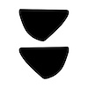 78467 Door Scratch Guards, 2014-2019 Chevy Corvette, Black - image 1