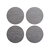 78517 Vinyl Wheel Center Cap Overlays, 2014-2019 Chevy Corvette, Brushed Aluminum - image 1