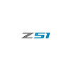 78627 Z51 Steering Wheel Decal, 2014-2019 Chevy Corvette, Silver Carbon Fiber Z Gloss Tension Blue 51 - image 1