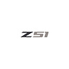 78634 Z51 Steering Wheel Decal, 2014-2019 Chevy Corvette, Gloss Carbon Flash Z Gloss Silver 51 - image 1