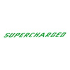 78679 Clear Center Wicker Bill Decal, 2015-2019 Chevy Corvette, Gloss Lime Green Supercharged Text - image 1