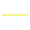 78682 Clear Center Wicker Bill Decal, 2015-2019 Chevy Corvette, Gloss Yellow Supercharged Text - image 1