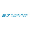 78698 Tuned Port Injection Decal, 1985-1991 Chevy Corvette, Gloss Tension Blue - image 1