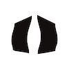 78741 Steering Wheel Decal, 2005-2013 Chevy Corvette, Matte Black No Bluetooth No Radio Buttons - image 1
