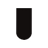 78787 Auto Shift Knob Cap Overlay Decal, 2006-2013 Chevy Corvette, Matte Black - image 1