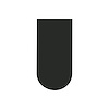 78789 Auto Shift Knob Cap Overlay Decal, 2006-2013 Chevy Corvette, Matte Dark Gray - image 1