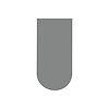 78790 Auto Shift Knob Cap Overlay Decal, 2006-2013 Chevy Corvette, Matte Gray - image 1
