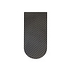 78792 Auto Shift Knob Cap Overlay Decal, 2006-2013 Chevy Corvette, Black Carbon Fiber - image 1