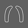 78805 Dash Cluster Switch Trim Overlay Decal, 2005-2013 Chevy Corvette, Pair Gloss White - image 1