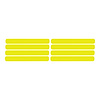 78850 Side Vent Louver Decals, 1991-1994 Chevy Corvette, 8 Pieces Gloss Yellow - image 1