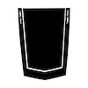 78868 2-Tone Stinger Stripe, 2014-2019 Chevy Corvette, Gloss Black Gloss Black W/ Z51 - image 1