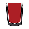 78885 2-Tone Stinger Stripe, 2014-2019 Chevy Corvette, Gloss Carbon Flash Gloss Red W/ Z51 - image 1