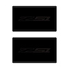 78901 Airbag Warning Cover, 2014-2019 Chevy Corvette, Pair Gloss Black Matte Black Z51 - image 1