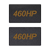 78955 Airbag Warning Cover, 2014-2019 Chevy Corvette, Pair Carbon Flash Gold 460HP - image 1