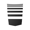 79039 Stinger Stripe, 2014-2019 Chevy Corvette, Notched Fade Style Black Carbon Fiber Stingray/G.S. - image 1