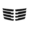 79076 Hood Vent Blade Overlay Decals, 2014-2019 Chevy Corvette, Gloss Black Z06 - image 1