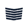 79086 Hood Vent Blade Overlay Decals, 2014-2019 Chevy Corvette, Gloss Blue Stingray/G.S. - image 1