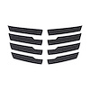 79105 Hood Vent Blade Overlay Decals, 2014-2019 Chevy Corvette, Gloss Carbon Flash Z06 - image 1