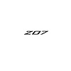 79253 Spoiler Z07 Small Decal, 2005-2019 Chevy Corvette, Gloss Black Z Gloss Black 07 - image 1
