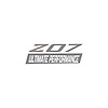 79292 Spoiler Z07 Med, 2005-2019 Chevy Corvette, Decal, Gloss Silver Z Matte Gray 07 W/ Ult. Perf Script - image 1
