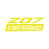 79306 Spoiler Z07 Large Decal, 2005-2019 Chevy Corvette, Gloss Yellow Z Gloss Yellow 07 W/ Ult, Perf Script - image 1