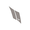 79370 G.S. Hash Marks W/ Cutout Driver Gloss Silver C7, 2014-2019 Chevy Corvette, Crossed Flags - image 1