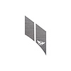 79446 G.S. Hash Marks W/ Cutout Driver Brushed Aluminum C5, 1997-2004 Chevy Corvette, Crossed Flags - image 1