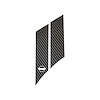 79490 G.S. Hash Marks W/ Cutout Psngr Black Carbon Fiber C4, 1984-1996 Chevy Corvette, Crossed Flags - image 1