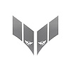 79603 G.S. Hash Marks W/ Cutout Both Silver Carbon Fiber C5, 1997-2004 Chevy Corvette, Crossed Flags - image 1