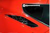 79650 IG Username Custom Window Decals, 1953-2023 Chevy Corvette, Pair Gloss Carbon Flash Arial - image 1