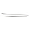 79836 2-Tone Hood Stripe Decal LS2 Top, 2005-2013 Chevy Corvette, Gloss Black Bottom Gloss Silver - image 1